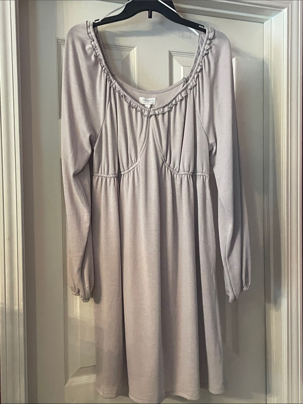 True Craft Neutral Taupe Knit Top